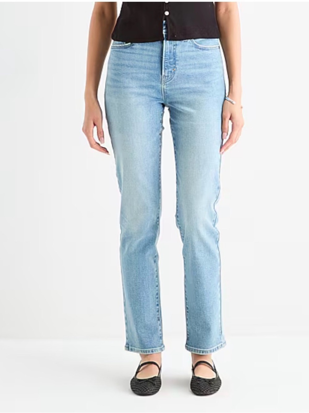 New! A.N.A High Rise Straight Leg Jeans Womens Size 12 Short